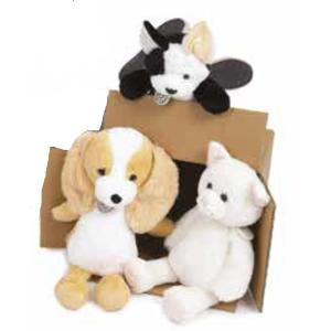 GIO' PLUSH - CUCCIOLOVE PELUCHE  BASIC CAGNOLINO E GATTINO
