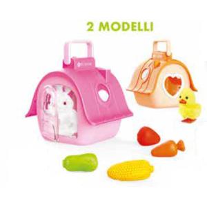 GIO' PLUSH - CONIGLIETTO E PAPERELLA IN TRASPORTINO