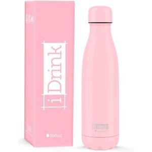 BORRACCIA BOTTIGLIA TERMICA 500 ML ROSA PASTELLO