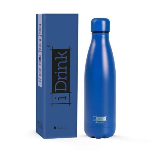 BORRACCIA BOTTIGLIA TERMICA 500 ML BLU SCURO