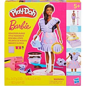 PLAY DOH BARBIE DESIGNER DOLLS - FASHIONISTA RUFFLES - SET BALZE