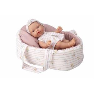 ARIAS - BAMBOLA ASIA BEBÈ 26 CM CORPO VINILE CON CULLA