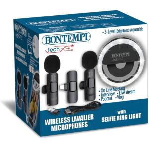 ANELLO DI LUCE + 2 MICROFONI WIRELESS