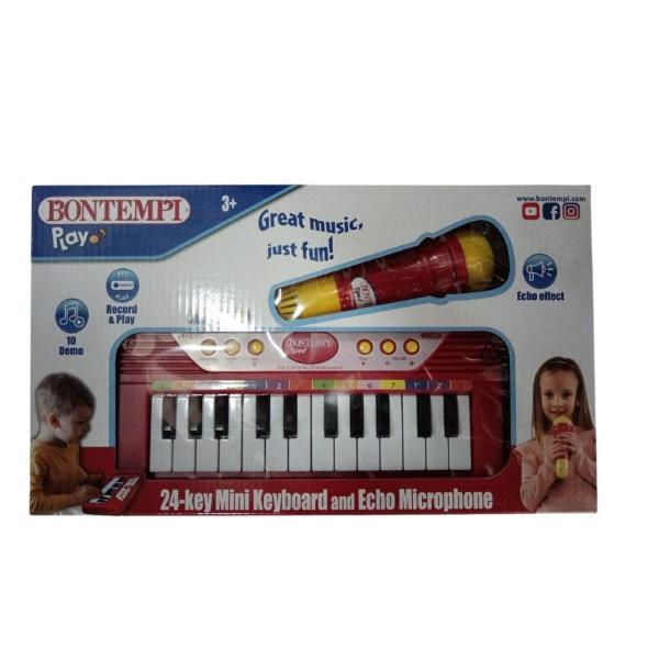 TASTIERA GIOCATTOLO CON MICROFONO