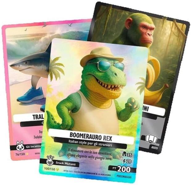 BUSTINA DI CARTE COLLEZIONABILI SKIFIDOL ITALIAN BRAINROT UNIVERSO PSICHEDELICO - 7 CARTE