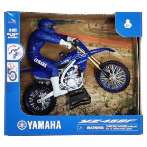 MOTOCROSS DIE-CAST YAMAHA YZ450F CON PILOTA - SCALA 1:12