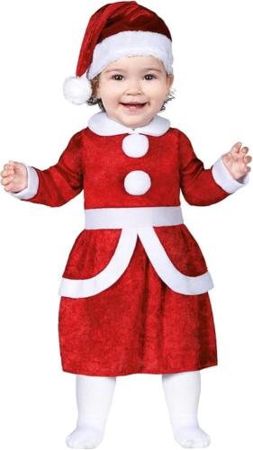 COSTUME BABBO BABBA MAMMA NATALE BEBÈ 18-24 MESI