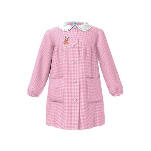 GREMBIULE ASILO BAMBINA ROSA CONIGLIETTA - 2 ANNI