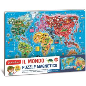 SAPIENTINO - IL MONDO PUZZLE QUADRO MAGNETICO IL MONDO -K-