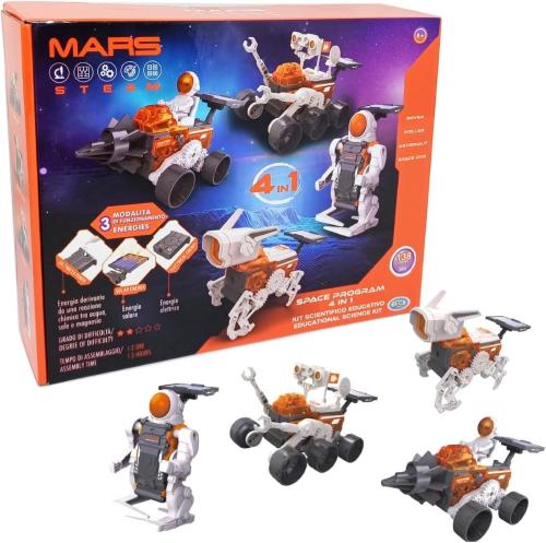 MARS - STEAM SPACE PROGRAM 4 IN 1 ROBOT