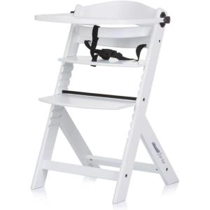 SEGGIOLONE PER BAMBINI IN LEGNO CACAO SEGGIOLINO PER SCALE POGGIAGAMBE, COLORAZIONE:BIANCO