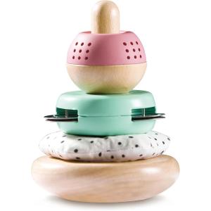 TORRE DA IMPILARE LEGNO E TESSUTO BIMBA