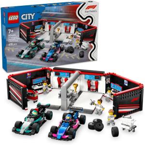 LEGO CITY FORMULA 1 GARAGE CON MONOPOSTO MERCEDES-AMG E ALPINE F1