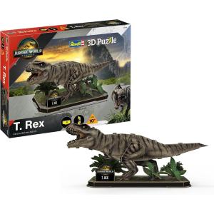 PUZZLE 3D JURASSIC WORLD REBIRTH T-REX - DINOSAURO TIRANNOSAURO - 44X17X19 CM