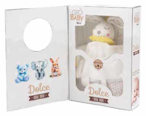 GIO' BABY DE LUXE - DOU DOU 3 SOGGETTI PINGUINO PESCE PALLE E ELEFANTINO