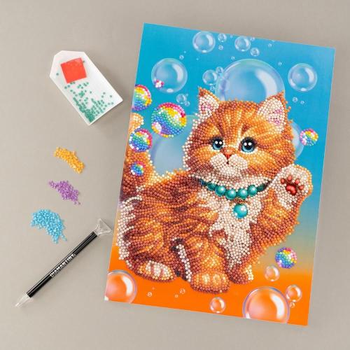 DIAMANTINY LEVEL UP GATTO ROSSO