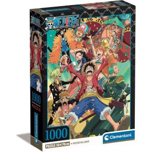 PUZZLE 1000 PZ ANIME ONE PIECE 2 POSTER INCLUSO