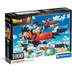 PUZZLE 1000 PZ ANIME DRAGONBALL CON POSTER INCLUSO 70X50 CM