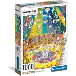 PUZZLE 1000 PZ MORDILLO THE SHOW CON POSTER INCLUSO - 70X50 CM