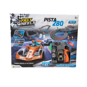 PREZZO PAZZO - FAST WHEELS PISTA 3 IN 1 280 CM