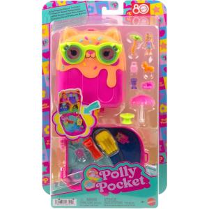 POLLY POCKET COFANETTI DEI SEGRETI KITTY POPSICLE RESORT COMPACT GATTINO GHIACCIOLINO JFG56