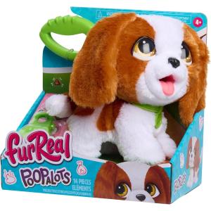 PELUCHE FURREAL - POOP-A-LOTS - KING CHARLES SPANIEL - CAGNOLINO INTERATTIVO - 20 CM