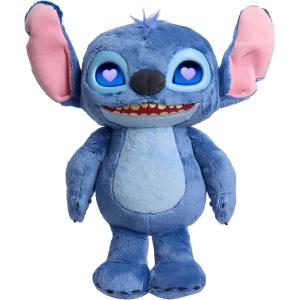 PELUCHE DISNEY STITCH INTERATTIVO CON SUONI EMOTIVE EYES - 34 CM