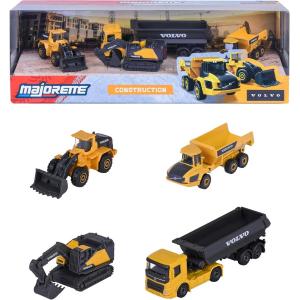 MAJORETTE VOLVO CONSTRUCTION GIFTPACK 4 PEZZI