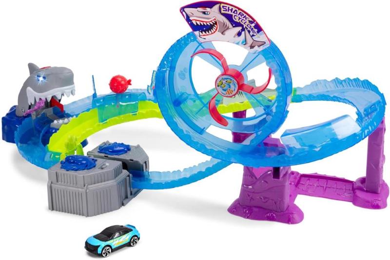 PISAT GO ACTION WHITE SHARK TRACK SET