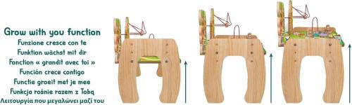 MONTESSORI LEGNO BABY FAIRY TAVOLO MULTI ATTIVITA'