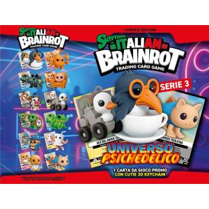 SKIFIDOL ITALIAN BRAINROT FLOWPACK 1 CARTA PROMO + 3D ALPHA UNIVERSO PSICHEDELICO - ESCLUSIVA EDIZIONE LIMITATA