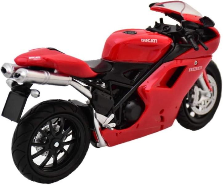 MOTO DUCATI 1:12 1198  ROSSO