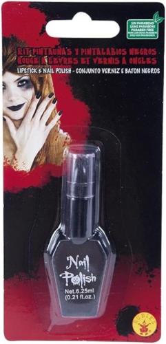 KIT SMALTO E ROSSETTO NERO - EXP_6190