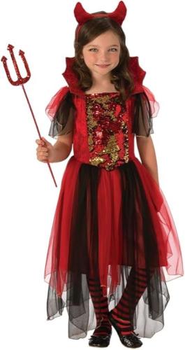 COSTUME DIAVOLETTA MAGIC COLOR BIMBA - TAGLIA S 3-4 ANNI
