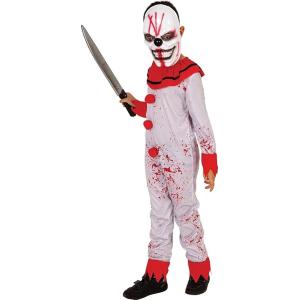 COSTUME CLOWN SANGUINARIO BIMBO - TAGLIA 11-13 ANNI EXP_6175