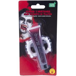 BLISTER SANGUE E DENTIERA VAMPIRO - EXP_6190