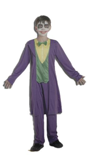 COSTUME JOKER BAMBINO TAGLIA 8-10 ANNI ECO