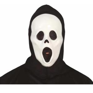 MASCHERA ASSASSINO CON CAPPUCCIO FANTASMA SCREAM