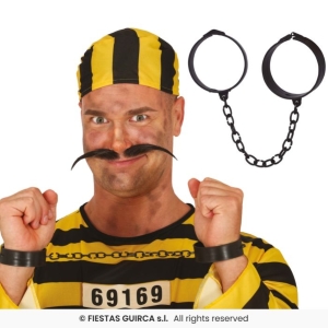 MANETTE CARCERATO DETENUTO GRILLETES