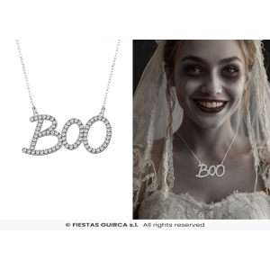 "COLLANA BOO" METALLO, 5.5 CM