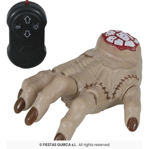 MANO CAMMINANTE CON TELECOMANDO FAMIGLIA ADDAMS 18 CM