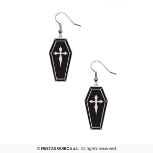 ORECCHINI HALLOWEEN, FERETRO