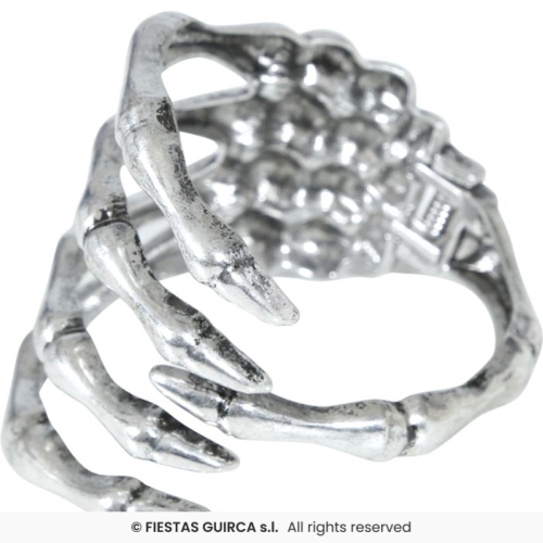 BRACCIALETTO SCHELETRO METALLICO - ARGENTO