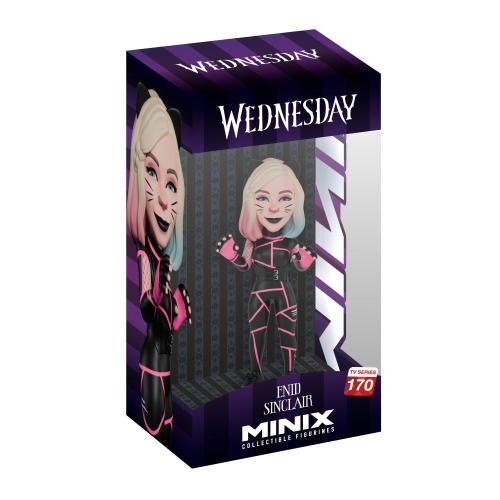 MINIX COLLECTIBLE FIGURINES - WEDNESDAY ADDAMS - ENID CAT SUIT