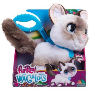 PELUCHE FURREAL - WAG-A-LOTS GATTINO INTERATTIVO CON SUONI - 20 CM
