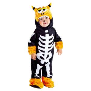 COSTUME MONSTER HUESIS SCHELETRO BIMBO TAGLIA 1-2 ANNI