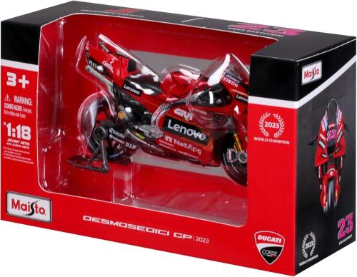 MOTO DUCATI LENOVO TEAM 2023 BAGNAIA #1 IN SCALA 1:18