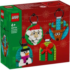 LEGO ICONIC - SELEZIONE DI DECORAZIONI NATALIZIE CON 4 ADDOBBI DI NATALE