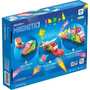 GEOMAG MAGNETIC TILES GEMS VEHICLES - PIASTRELLE MAGNETICHE VEICOLI