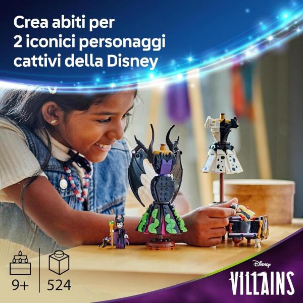 LEGO DISNEY - ABITI DI MALEFICA E CRUDELIA DE MON